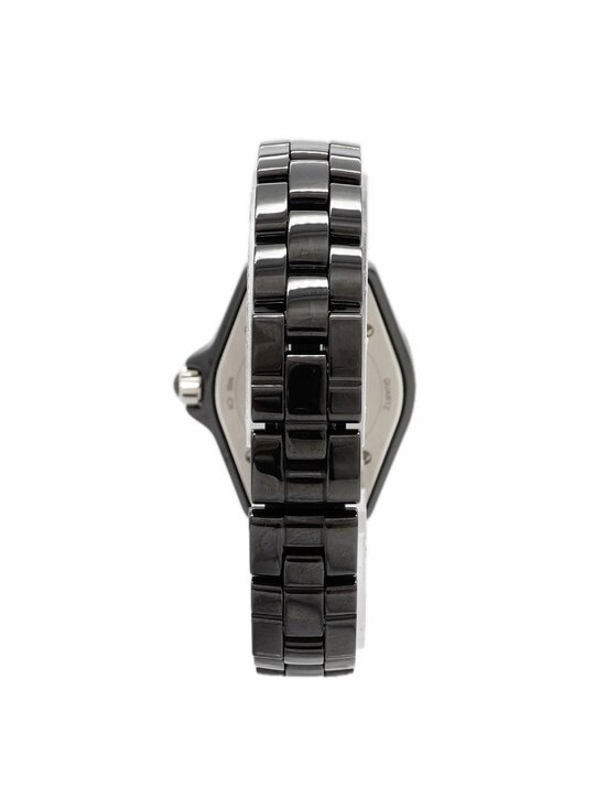 Chanel Diamond Black Dial Watch